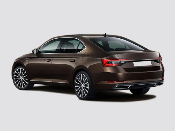 S-Dizayn Skoda Superb Krom Egzoz Çıkışı 3 Parça Set 2020-2023 - Resim 4