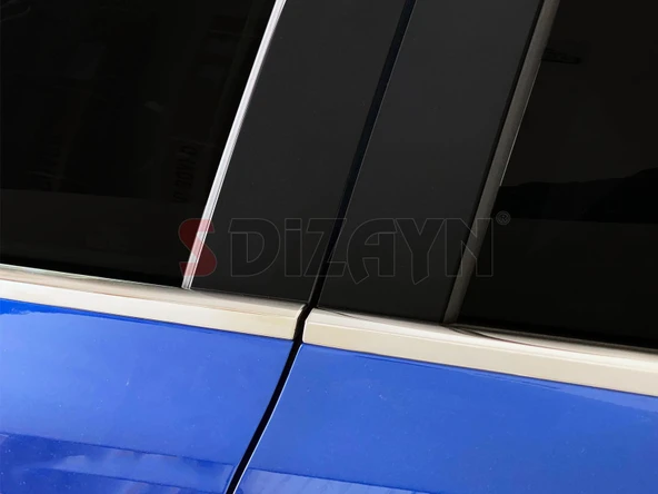 S-Dizayn Renault Clio 5 Krom Cam Çerçevesi 12 Prç. 2019 Üzeri A+ Kalite - Resim 9