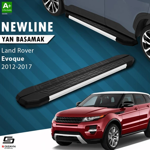 S-Dizayn Land Rover Range Rover Evoque NewLine Aluminyum Yan Basamak 173 Cm 2012-2017 A+ Kalite ürün görseli