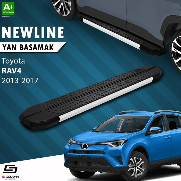 S-Dizayn Toyota Rav 4 4 NewLine Aluminyum Yan Basamak 173 Cm 2013-2017 A+ Kalite ürün görseli