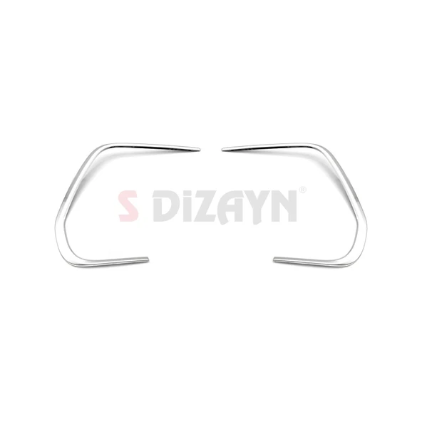 S-Dizayn VW Tiguan Krom Sis Çerçevesi 2 Prç. 2020-2024 - Resim 2