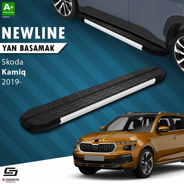 S-Dizayn Skoda Kamiq NewLine Aluminyum Yan Basamak 183 Cm 2019 Üzeri A+ Kalite ürün görseli