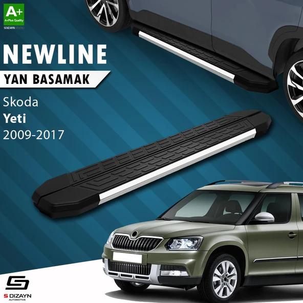 S-Dizayn Skoda Yeti NewLine Krom Yan Basamak 173 Cm 2009-2017 A+ Kalite ürün görseli