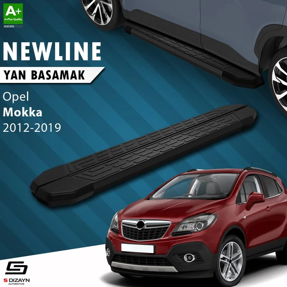 S-Dizayn Opel Mokka NewLine Siyah Yan Basamak 163 Cm 2012-2019 A+ Kalite ürün görseli