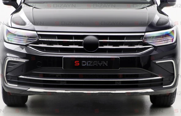 S-Dizayn VW Tiguan Krom Sis Çerçevesi 2 Prç. 2020-2024 - Resim 8