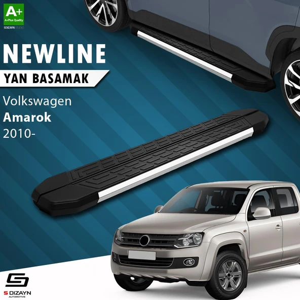 S-Dizayn VW Amarok NewLine Krom Yan Basamak 203 Cm 2010-2023 A+ Kalite ürün görseli