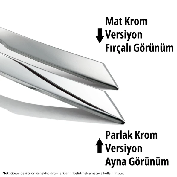 S-Dizayn VW Tiguan Krom Ön Tampon Çıtası 2020-2024 (Mat Krom) - Resim 7
