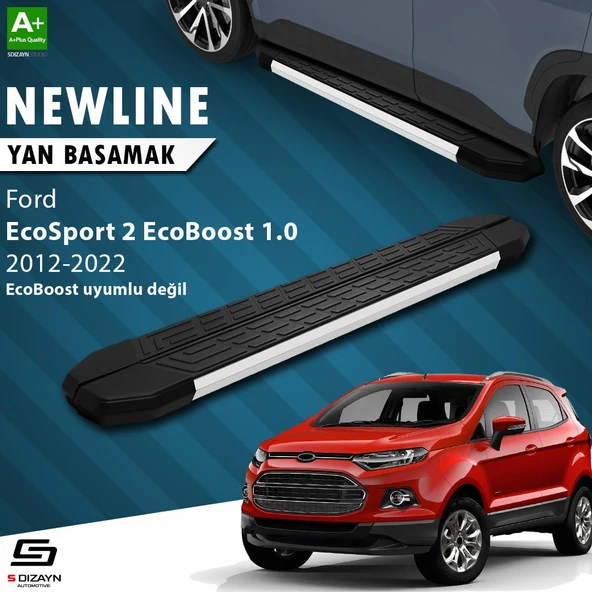 S-Dizayn Ford EcoSport 2 NewLine Aluminyum Yan Basamak 173 Cm 2012-2022 A+ Kalite ürün görseli