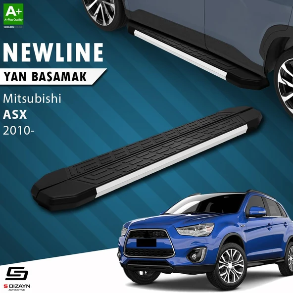 S-Dizayn Mitsubishi ASX NewLine Aluminyum Yan Basamak 183 Cm 2010 Üzeri A+ Kalite ürün görseli