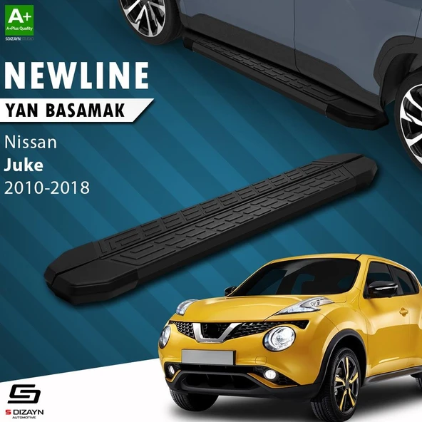 S-Dizayn Nissan Juke NewLine Siyah Yan Basamak 173 Cm 2010-2018 A+ Kalite ürün görseli