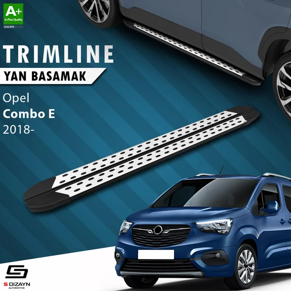S-Dizayn Opel Combo E TrimLine Gri Yan Basamak 202 Cm 2018 Üzeri A+ Kalite ürün görseli