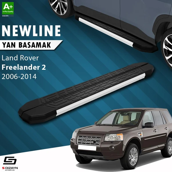 S-Dizayn Land Rover Freelander 2 NewLine Aluminyum Yan Basamak 173 Cm 2006-2014 A+ Kalite ürün görseli
