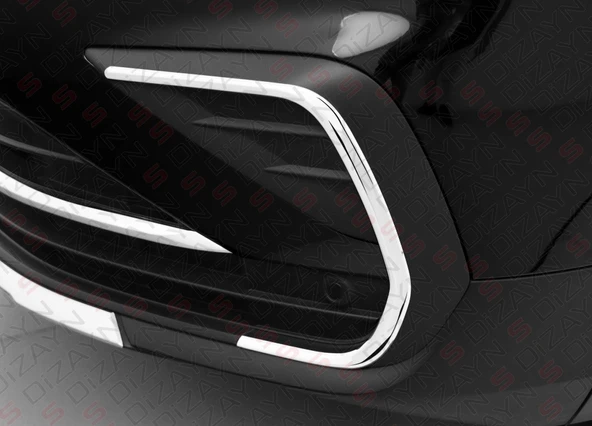 S-Dizayn VW Tiguan Krom Sis Çerçevesi 2 Prç. 2020-2024 - Resim 6