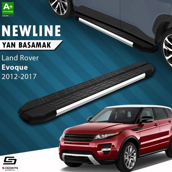 S-Dizayn Land Rover Range Rover Evoque NewLine Krom Yan Basamak 173 Cm 2012-2017 A+ Kalite ürün görseli