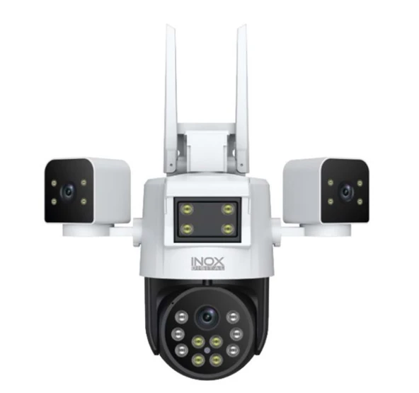 INOX-X103 3+3+3MP 3 LENSLİ WİFİ PTZ KAMERA