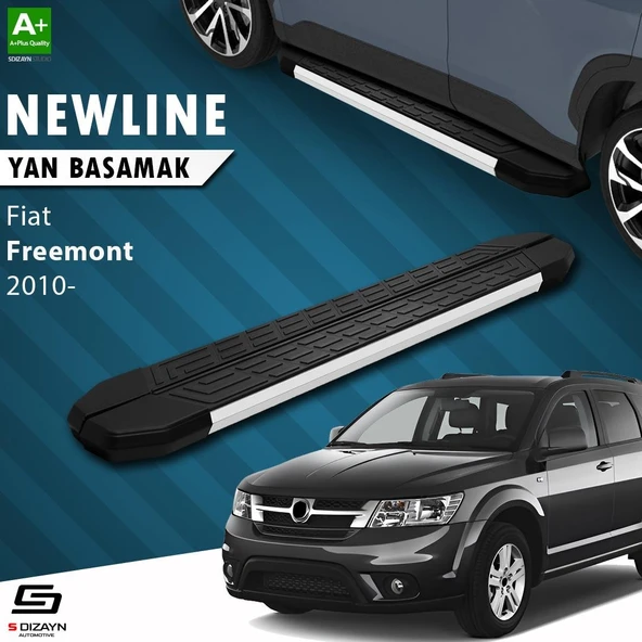 S-Dizayn Fiat Freemont NewLine Aluminyum Yan Basamak 183 Cm 2010-2020 A+ Kalite ürün görseli