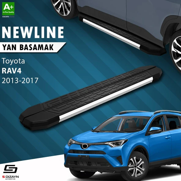 S-Dizayn Toyota Rav 4 4 NewLine Krom Yan Basamak 173 Cm 2013-2017 A+ Kalite ürün görseli