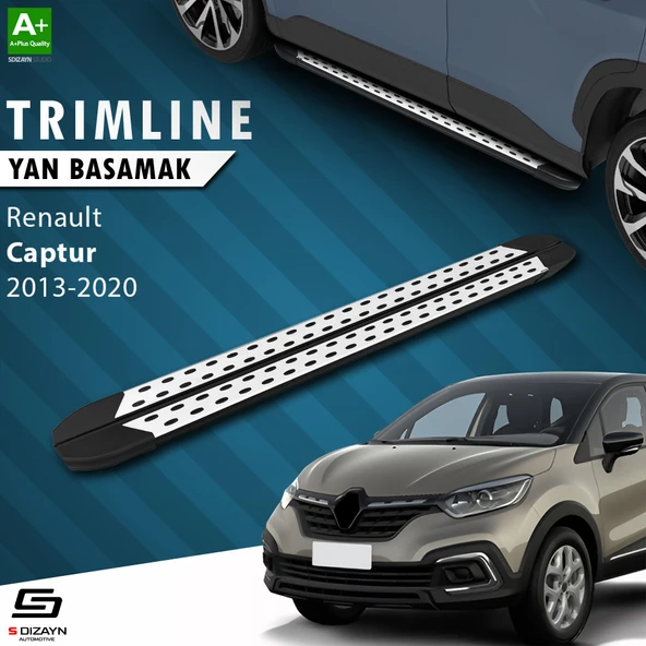 S-Dizayn Renault Captur TrimLine Gri Yan Basamak 179 Cm 2013-2020 A+ Kalite ürün görseli