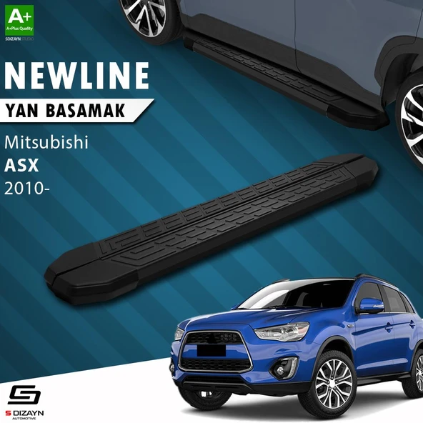 S-Dizayn Mitsubishi ASX NewLine Siyah Yan Basamak 183 Cm 2010 Üzeri A+ Kalite ürün görseli