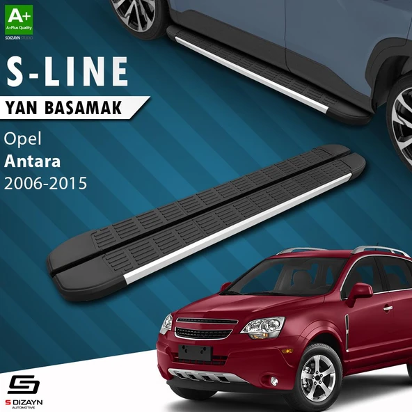 S-Dizayn Opel Antara S-Line Aluminyum Yan Basamak 183 Cm 2006-2015 A+ Kalite ürün görseli