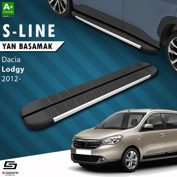 S-Dizayn Dacia Lodgy S-Line Aluminyum Yan Basamak 203 Cm 2012 Üzeri A+ Kalite ürün görseli