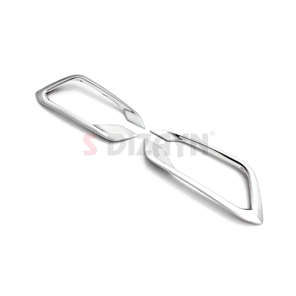 S-Dizayn Fiat Egea HB Krom Sis Çerçevesi 2 Prç. 2020 Üzeri (Mat Krom) - Resim 3