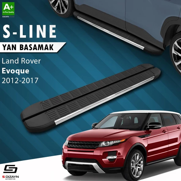 S-Dizayn Land Rover Range Rover Evoque S-Line Krom Yan Basamak 173 Cm 2012-2017 A+ Kalite ürün görseli