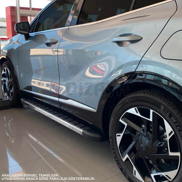 S-Dizayn Ssangyong Musso S-Line Krom Yan Basamak 203 Cm 2018 Üzeri A+ Kalite - Resim 8