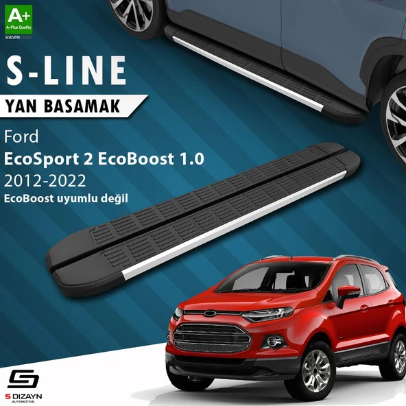 S-Dizayn Ford EcoSport 2 S-Line Aluminyum Yan Basamak 173 Cm 2012-2022 A+ Kalite ürün görseli