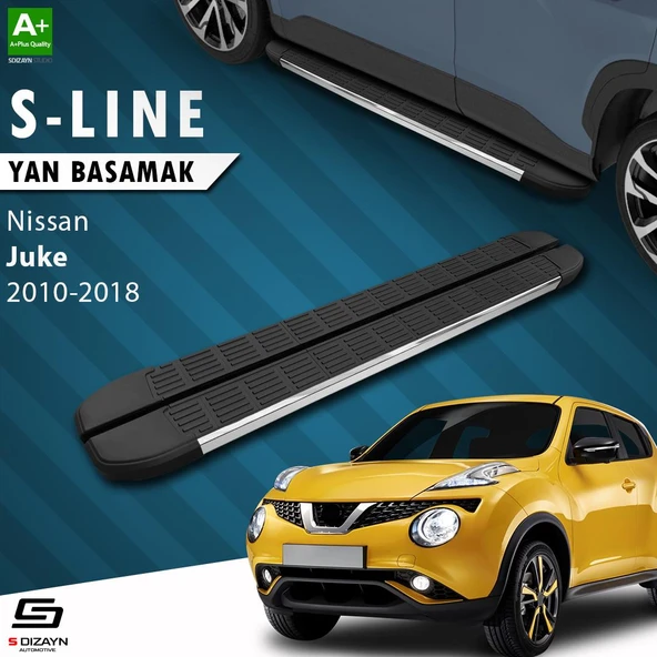 S-Dizayn Nissan Juke S-Line Krom Yan Basamak 173 Cm 2010-2018 A+ Kalite ürün görseli