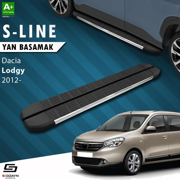 S-Dizayn Dacia Lodgy S-Line Krom Yan Basamak 203 Cm 2012 Üzeri A+ Kalite ürün görseli