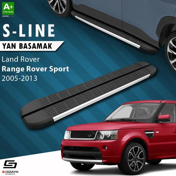 S-Dizayn Land Rover Range Rover Sport S-Line Aluminyum Yan Basamak 183 Cm 2005-2013 A+ Kalite ürün görseli