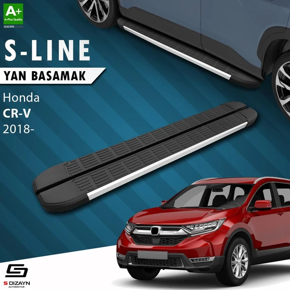 S-Dizayn Honda CR-V 5 S-Line Aluminyum Yan Basamak 173 Cm 2018-2022 A+ Kalite ürün görseli