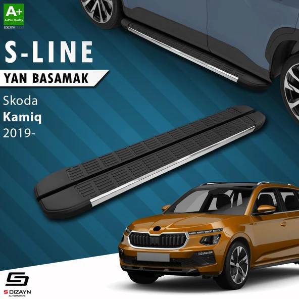 S-Dizayn Skoda Kamiq S-Line Krom Yan Basamak 183 Cm 2019 Üzeri A+ Kalite ürün görseli