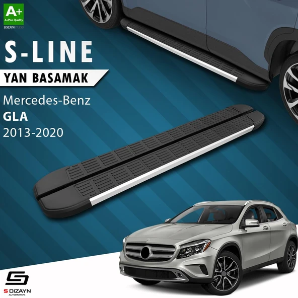 S-Dizayn Mercedes GLA X156 S-Line Aluminyum Yan Basamak 183 Cm 2013-2020 A+ Kalite ürün görseli