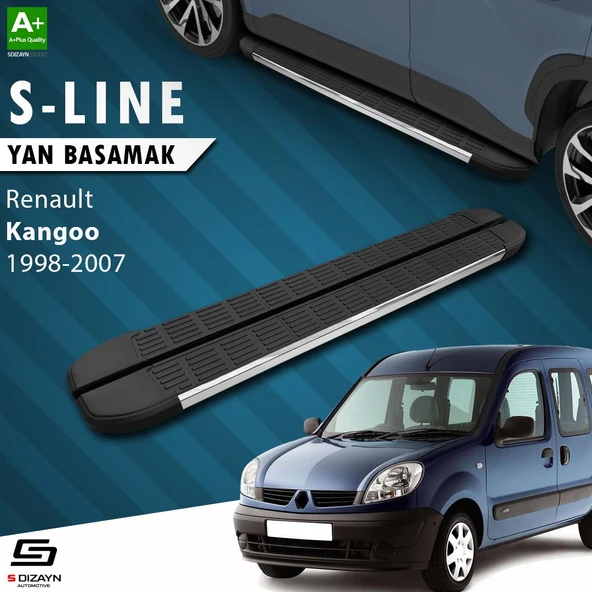 S-Dizayn Renault Kangoo S-Line Krom Yan Basamak 183 Cm 1998-2007 A+ Kalite ürün görseli