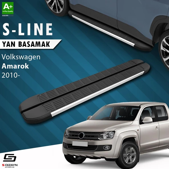 S-Dizayn VW Amarok S-Line Aluminyum Yan Basamak 203 Cm 2010-2023 A+ Kalite ürün görseli