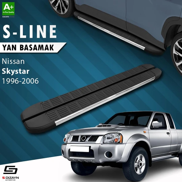 S-Dizayn Nissan Skystar S-Line Krom Yan Basamak 193 Cm 1996-2006 A+ Kalite ürün görseli