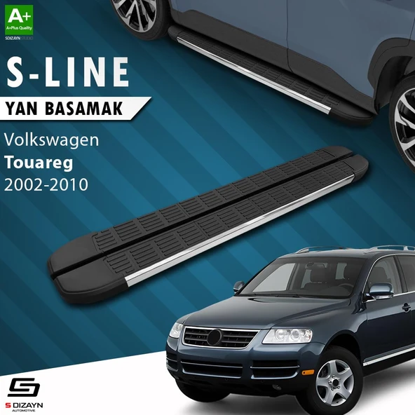 S-Dizayn VW Touareg S-Line Krom Yan Basamak 193 Cm 2002-2010 A+ Kalite ürün görseli