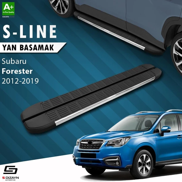 S-Dizayn Subaru Forester 4 S-Line Krom Yan Basamak 183 Cm 2012-2019 A+ Kalite ürün görseli