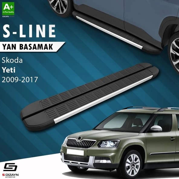 S-Dizayn Skoda Yeti S-Line Aluminyum Yan Basamak 173 Cm 2009-2017 A+ Kalite ürün görseli