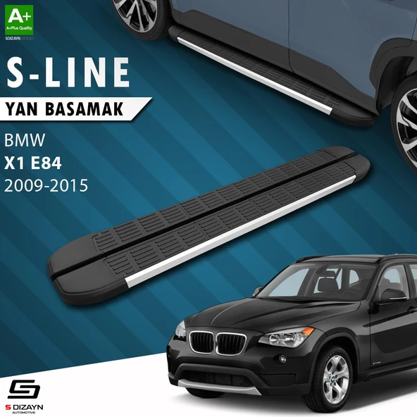 S-Dizayn Bmw X1 E84 S-Line Aluminyum Yan Basamak 183 Cm 2009-2015 A+ Kalite ürün görseli