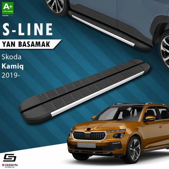 S-Dizayn Skoda Kamiq S-Line Aluminyum Yan Basamak 183 Cm 2019 Üzeri A+ Kalite ürün görseli