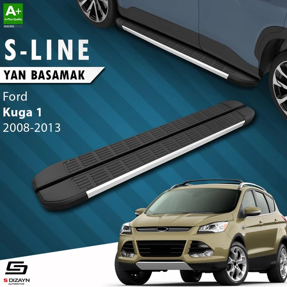 S-Dizayn Ford Kuga 1 S-Line Aluminyum Yan Basamak 183 Cm 2008-2012 A+ Kalite ürün görseli