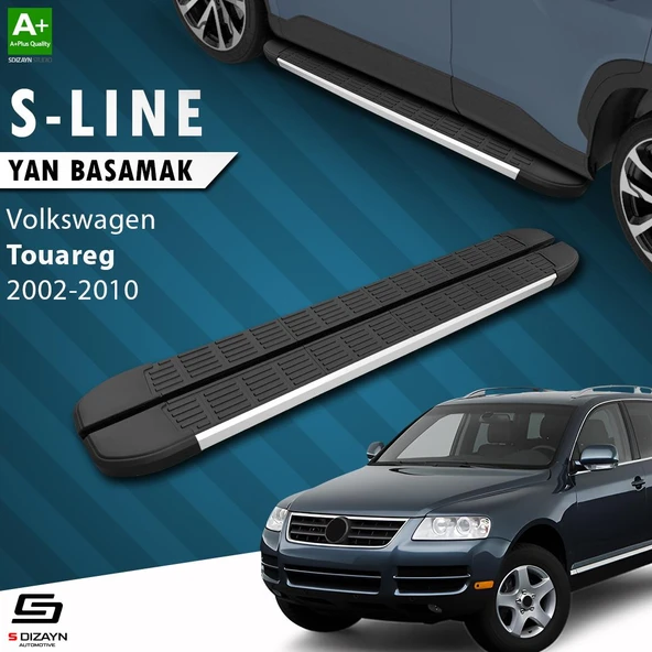S-Dizayn VW Touareg S-Line Aluminyum Yan Basamak 193 Cm 2002-2010 A+ Kalite ürün görseli