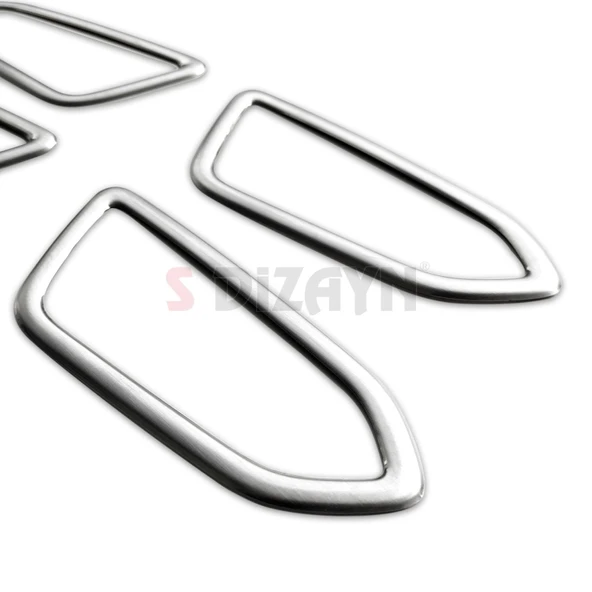 S-Dizayn Renault Captur 2 Krom İç Kapı Kolu Çerçevesi 4 Prç. 2020 Üzeri (Mat Krom) - Resim 4