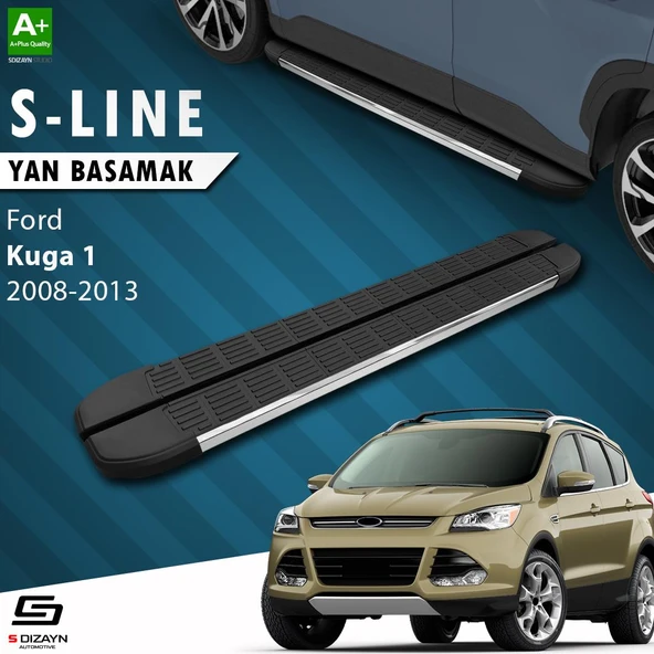 S-Dizayn Ford Kuga 1 S-Line Krom Yan Basamak 183 Cm 2008-2012 A+ Kalite ürün görseli