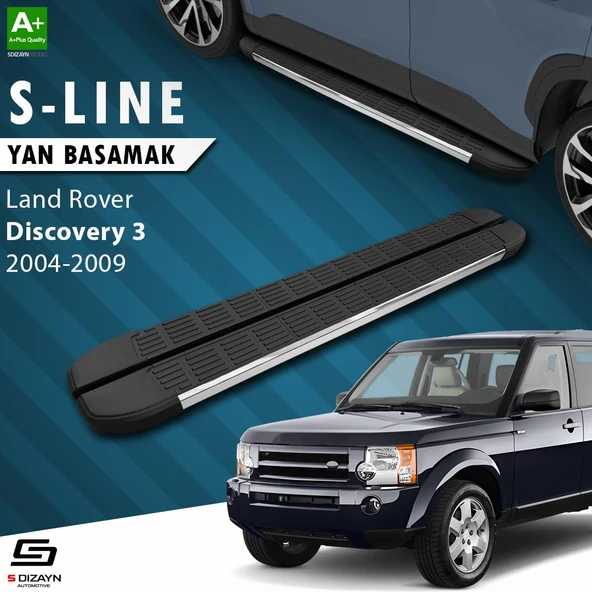 S-Dizayn Land Rover Discovery 3 S-Line Krom Yan Basamak 193 Cm 2004-2009 A+ Kalite ürün görseli