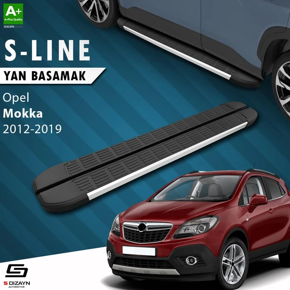 S-Dizayn Opel Mokka S-Line Aluminyum Yan Basamak 163 Cm 2012-2019 A+ Kalite ürün görseli