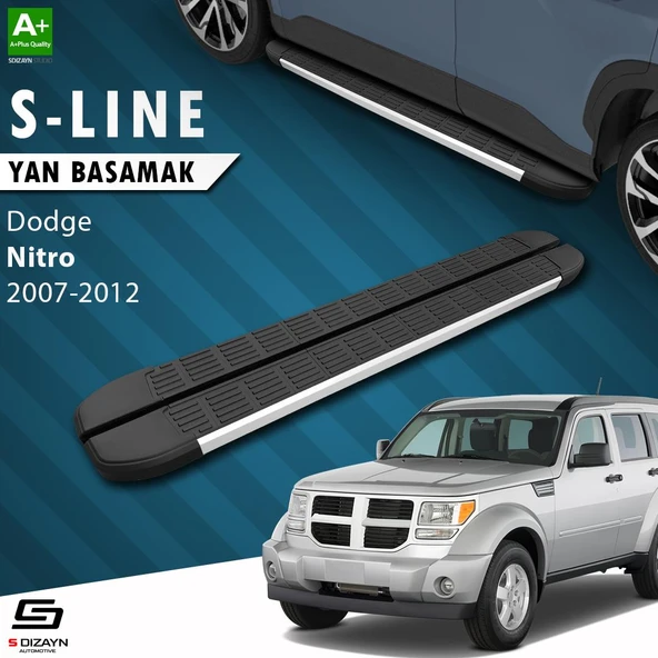 S-Dizayn Dodge Nitro S-Line Aluminyum Yan Basamak 153 Cm 2007-2012 A+ Kalite ürün görseli